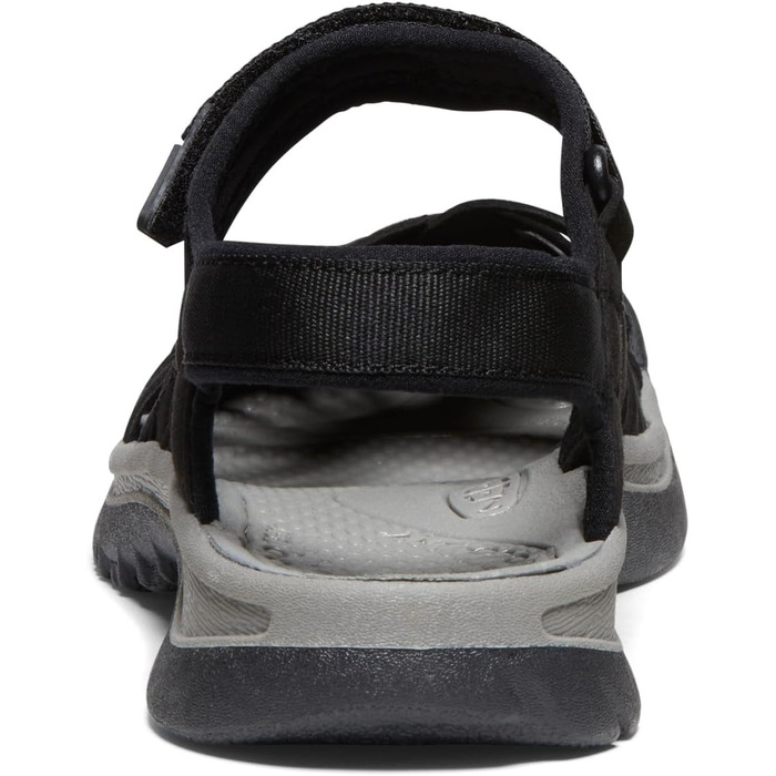 KEEN Rose Сандалі жіночі чорно-сірі, розмір 39 EU, закритий носок, повсякденні