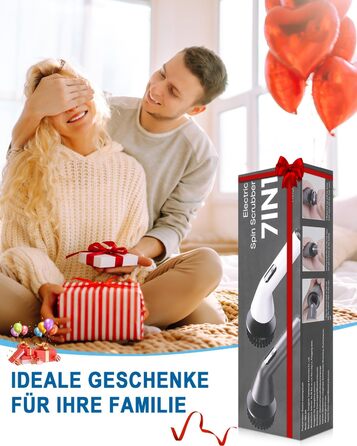 Електрична щітка для чищення, Spin Scrubber з 7 насадок, водонепроникна IPX7, регульована ручка, для ванної кімнати, кухні, плитки, авто, підлоги