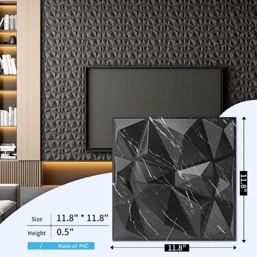 3D панелі для стін Art3d 
