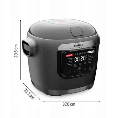 Мультиварка-тушківець Tefal Multicook&Stir MY720B, 6 л, 12 програм, функція перемішування