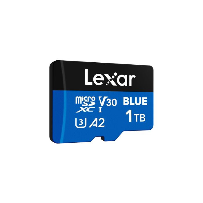 Карта пам'яті Lexar Blue MicroSDXC 1TB, швидкість читання до 160 МБ/с, UHS-I