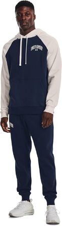 Чоловічий худі Under Armour Rival Wordmark Colorblock Academy/Onyx White, розмір L