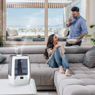 Ультразвуковий зволожувач повітря Winix L500 - 400 мл/год, 7,5 л резервуар, холодний/теплий пар, аромадифузор, автоматичний режим