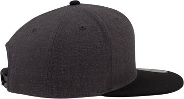 Кепка Flexfit Unisex Classic Snapback двоколірна, універсальний розмір (чорний/сірий)