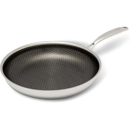 Сковорода HENSSELERS® 28 см - універсальна для всіх типів плит, антипригарне покриття, індукція, стійка до порізів та подряпин