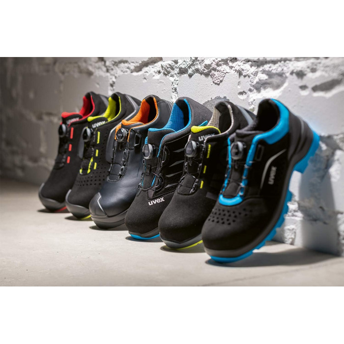 Чоботи робочі Uvex 1 X-Tended Support S3 SRC ESD - червоно-чорні (51 EU)