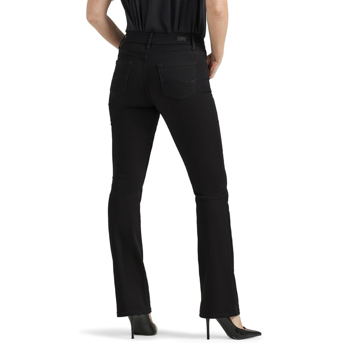 Жіночі джинси Lee Flex Motion Regular Fit Bootcut (46, Чорні) - комфорт та стиль