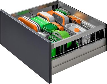 SpaceFlexx® – the most innovative drawer organizer of all time | The flexible and width-adjustable organization system for drawers | Size L