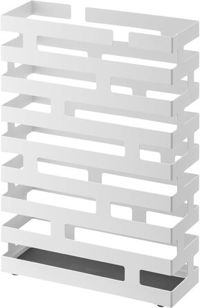 Підставка для парасольки Yamazaki 2361 BRICK прямокутна, сталева, мінімалістична, 30 x 10 x 43 см (білий)