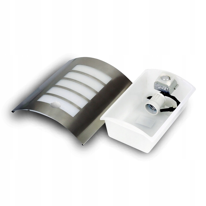 Садовий настінний світильник Kwazar Luminaire, сірий, E27, 15 Вт
