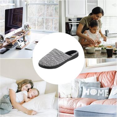 Тапочки-клоги Isotoner Andrea для жінок, Space Knit, фіолетові, 37/38 EU