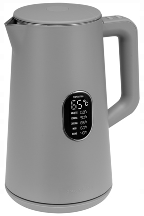 Електричний чайник Götze & Jensen KT940G, 1800 Вт, 1,5 л, сріблястий/сірий