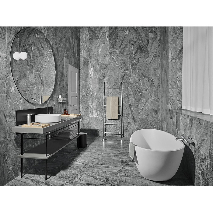 Торцева щітка Blomus NEXIO з матованої нержавіючої сталі, для туалету, сумісна з іншими аксесуарами, преміум-якість (35 x 9 x 9 см)