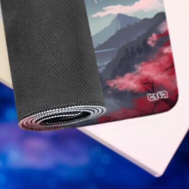 Tilt Premium килимок для миші Gaming XXL 1000x500x4mm | Нековзний килимок на стіл | Водостійкий мат для робочого столу (30 x 30 см, Japanese Forest)