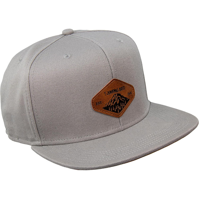 Кепка бейсболка Jumping Bird • Знімний козирок • Унісекс • Оливковий колір • Легко миється • Регульований розмір