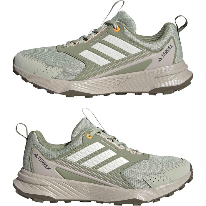 Жіночі трекінгові кросівки Adidas Terrex Tracefinder 2 Climaproof, 42 2/3 EU, Halo Green Off White Lucid Tangerine