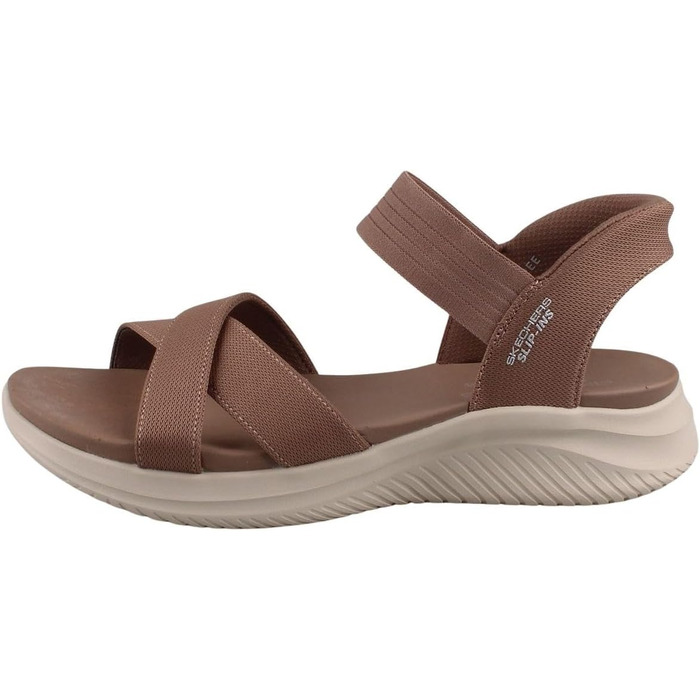 Сандалі жіночі Skechers Ultra Flex 3.0 Never Netter Slip-ins (41 EU, Бежеві)