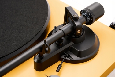 Вініловий програвач Argon Audio TT MK2 (жовтий) з картриджем Audio-Technica AT3600L