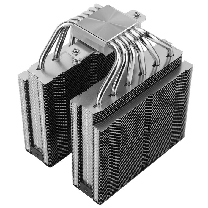 Кулер для процесора Thermalright Royal Pretor 130 Ultra White, двовежевий повітряний охолоджувач, 7 теплових трубок, для AM4/AM5, Intel LGA1851/1700/115x/2011, білий