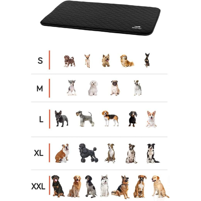 Килимок для собак BedDog® Nelly - м'який лежак для тварин, штучна шкіра, 90x60 см, пісочний/кремовий колір