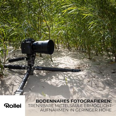 Карбоновий відеоштатив Rollei Easy Traveler Video: навантаження 4,5 кг, висота 164 см, ультралегкий та компактний