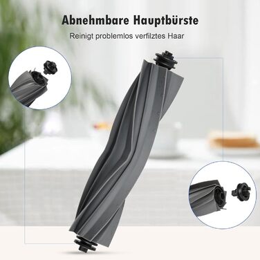 Набір аксесуарів для робота-пилососа Dreame L20 Ultra: 2 щітки, 6 мішків, 4 мокрі серветки, 4 HEPA-фільтри, 4 бічні щітки, 1 щітка для очищення