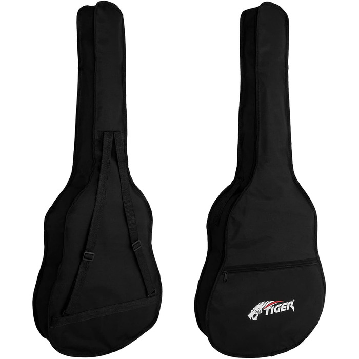 Електроакустична гітара Tiger ACG2-BK Set - Чорний колір, повний розмір, стандартна модель