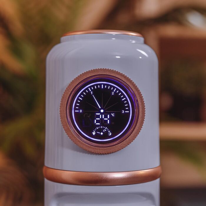 Вентилятор Cecotec EnergySilence 1090 Skyline Retro Smart Green - 81 см, 40 Вт, LED дисплей, дистанційне керування, 3 швидкості, 3 режими, таймер 12 годин, осциляція 72º, зелено-блакитний