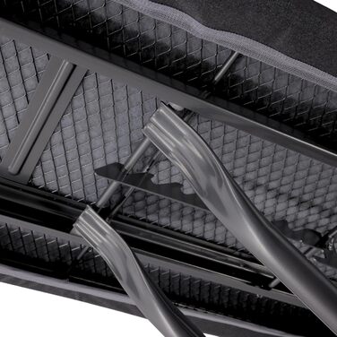 Прасувальна дошка SensaHome – складана, 120x38 см, з підставкою для праски, квітковий принт (темно-сірий)