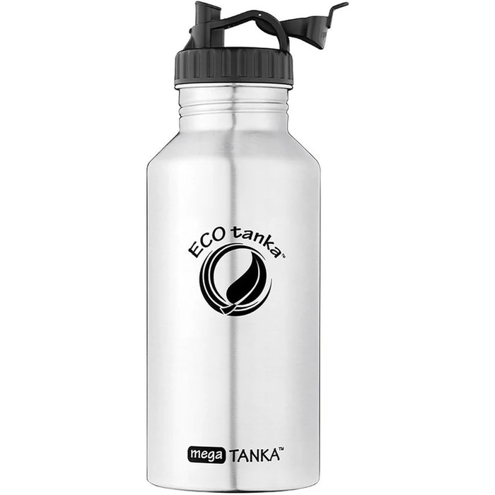 ECOtanka 2.0 Liter™ Stainless Steel Water Bottle with Stainless Steel Cap - Sustainable Water Bottle for Sports, Outdoor Activities, Fitness, BPA-Free, Leak-Proof, Made for a Lifetime (Polyloop Cap)