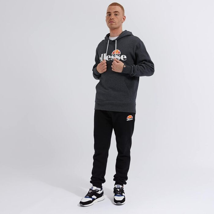 Чоловічий спортивний світшот ellesse Sl Tropfer Oh Dark Grey Marl