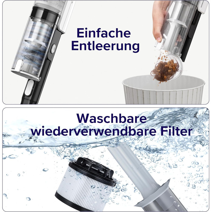 Бездротовий пилосос Levoit LVAC-200: 4-в-1, для дому та авто, фільтрація 99.9%, видалення шерсті тварин