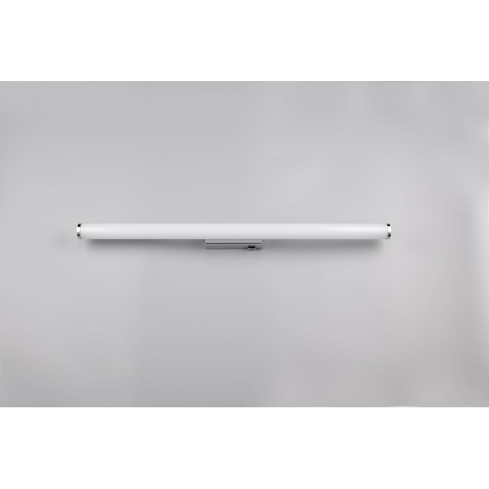 Trio Leuchten LED Bathroom Wall Light Mattimo 283274106, Metal Chrome, White Plastic, 4.3 Watt LED (Width 80cm)
