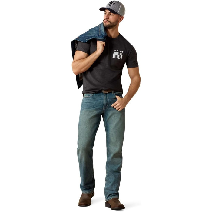 Джинси чоловічі Ariat M2 Relaxed Bootcut (42W/34L, Граніт) - зручні джинси для чоловіків