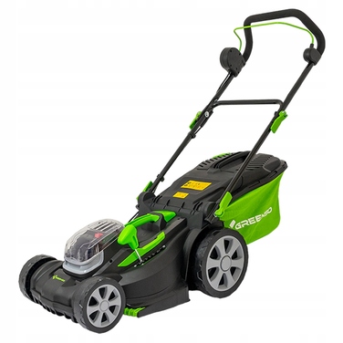 Акумуляторна газонокосарка Greenso UAO012 20V, робоча ширина 37 см, 2x4,0 Аг