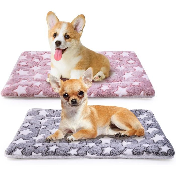 М'який лежак для собак та котів MICOOYO - лежанка-матрац для домашніх тварин, 69x52 см, сірий (XXL)