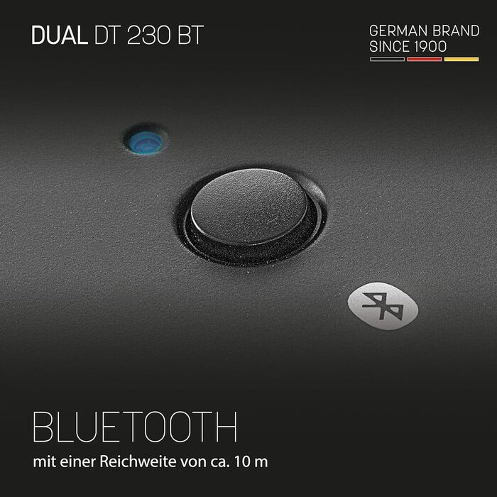 Програвач вінілу Dual DT 230 BT Bluetooth з автостопом та вбудованим фонокоректором
