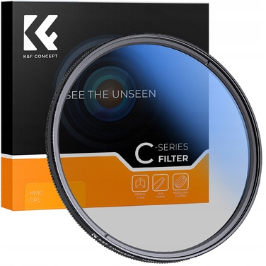 Поляризаційний фільтр K&F Concept CPL HD MC Blue Slim C 52мм