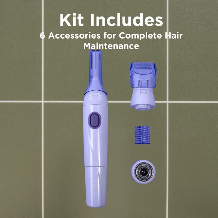 Електричний триммер Wilkinson Sword Intuition Perfect Finish 4-в-1 для тіла, бікіні, обличчя та брів (1 шт.)