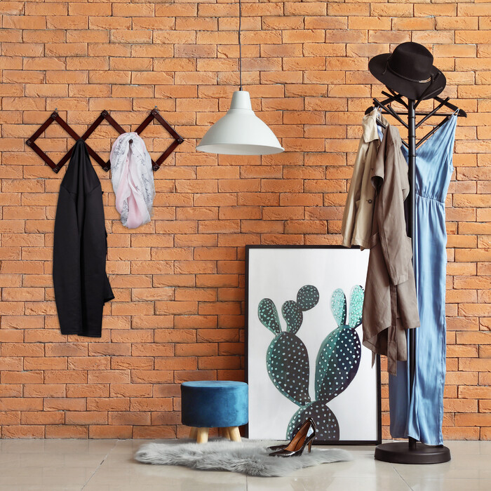 Relaxdays Wooden Folding Clothes Rack