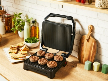 Електричний гриль 2в1 Tefal Inicio GC271D10 (2000 Вт) — сендвічниця та гриль для паніні