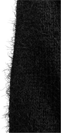 Кардиган жіночий Urban Classics з капюшоном та пір'ям, чорний