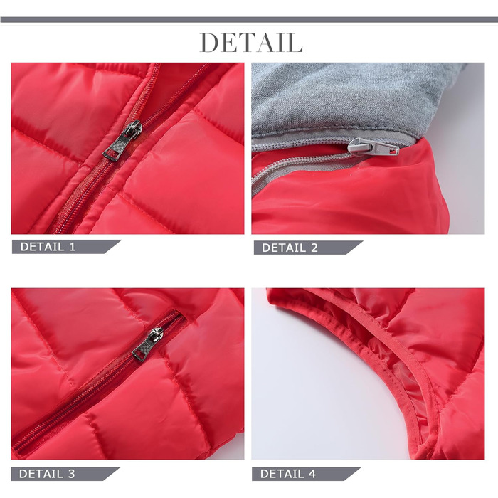 Чоловіча степкова жилетка YOUTHUP з капюшоном, тепла зимова жилетка для активного відпочинку, спортивна жилетка без рукавів (S, Червоний)