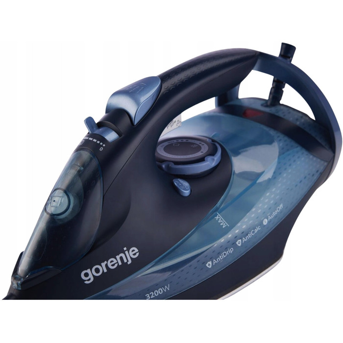 Парова праска Gorenje SIH3200DB 3250 Вт, керамічна підошва, AntiDrip, AutoOFF