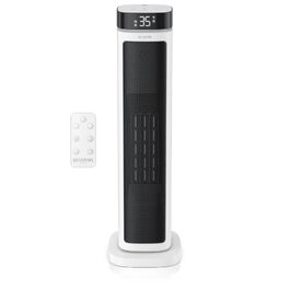 Тепловий вентилятор Brandson ECO Design 2000 Вт з дистанційним керуванням, ECO-режимом та функцією обертання для кімнати, спальні та ванної