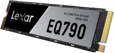 Lexar EQ790 2TB SSD M.2 PCIe Gen4x4 NVMe 1.4 - Внутрішній SSD для PS5 та ПК, 7000 МБ/с (читання), 5000 МБ/с (запис)