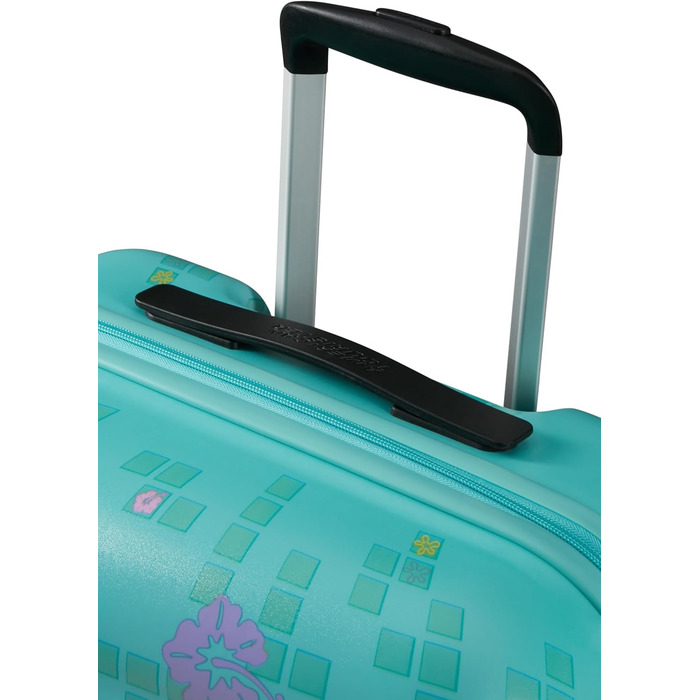 Чемодан American Tourister Wavebreaker Disney FL Spinner L, 77 см, 96 л, з принтом Stitch Flower, матове покриття