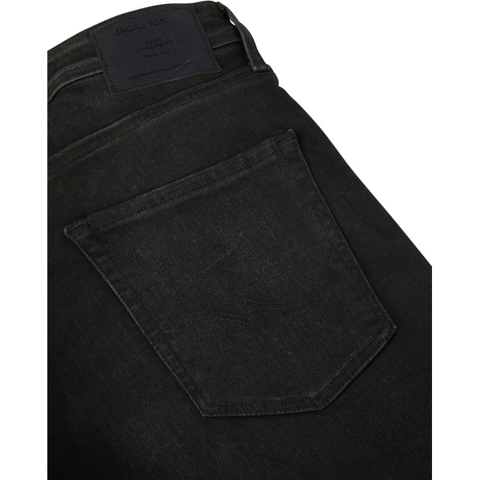 Джинси чоловічі JACK & JONES Clark Stretch Straight Fit, чорні (33W/32L)