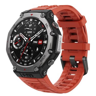 Amazfit T-Rex 3 Lava – розумний годинник для активного відпочинку з GPS та AMOLED дисплеєм