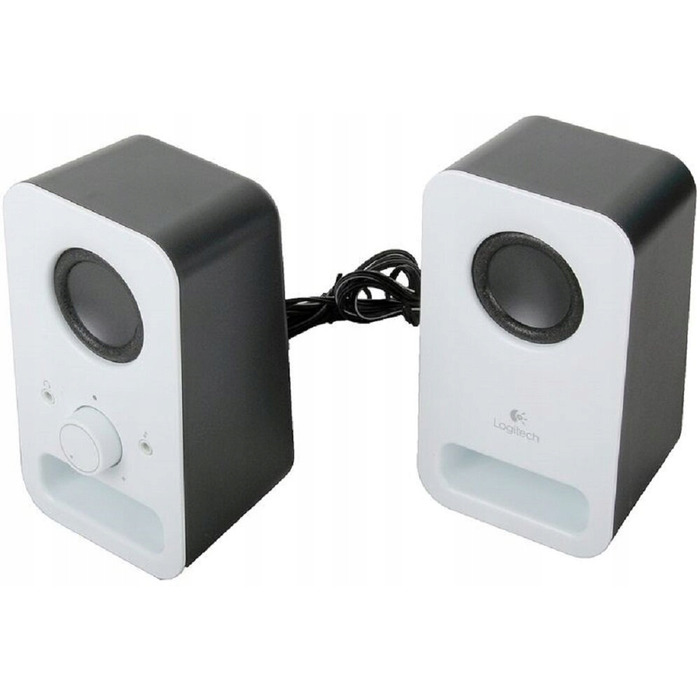 Комп'ютерні колонки Logitech Z150 2.0, 6 Вт RMS, Jack 3,5 мм, білі